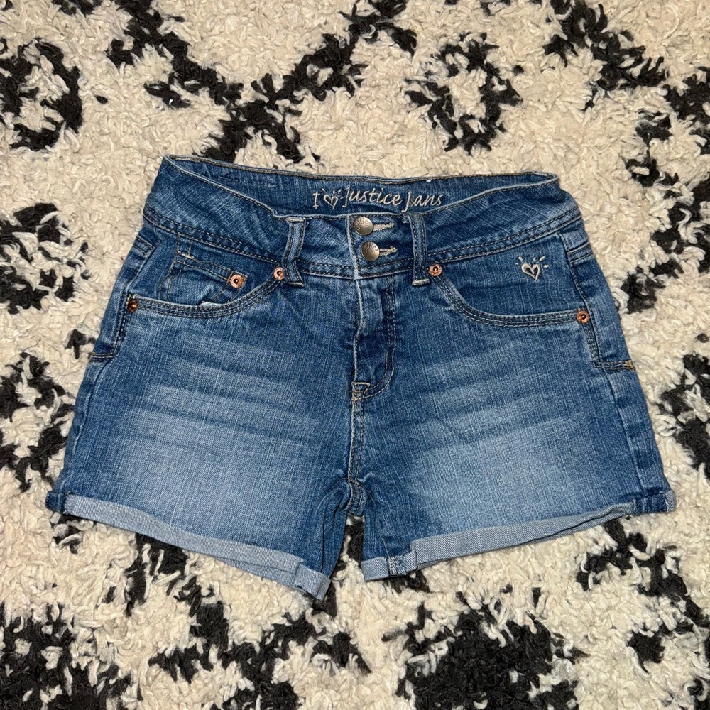 Justice jean shorts